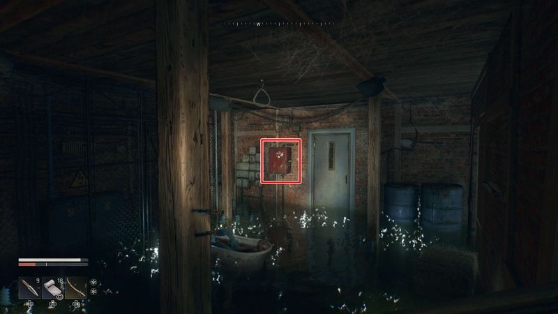 漏電を解除する場所