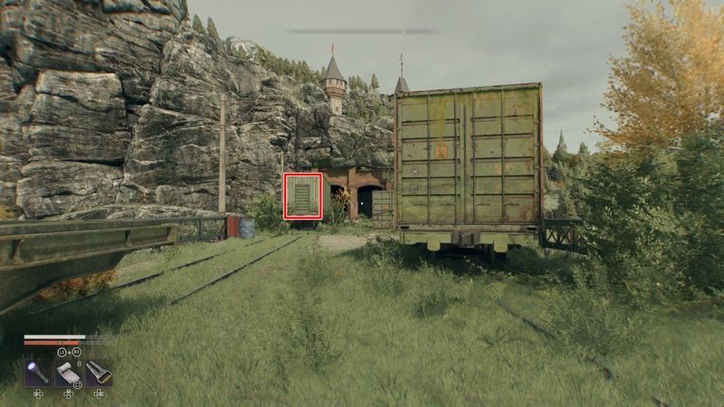 奥の車両へ向かう