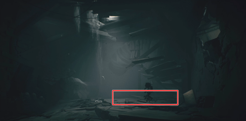 奥+右側にドラと箱が落ちてくる