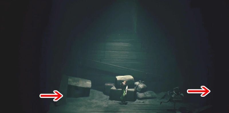 細道を抜けた先の小部屋に退避