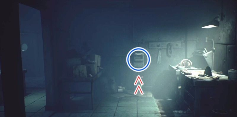 工具の部屋のレバーを協力ジャンプで下ろす