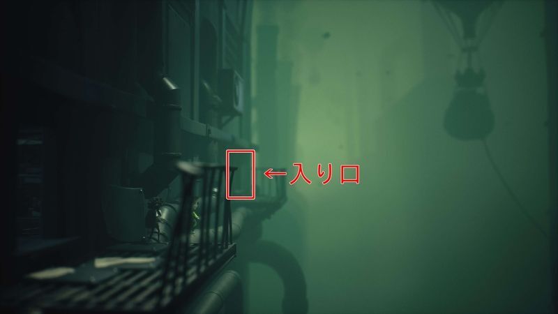 人形のある部屋の入り口