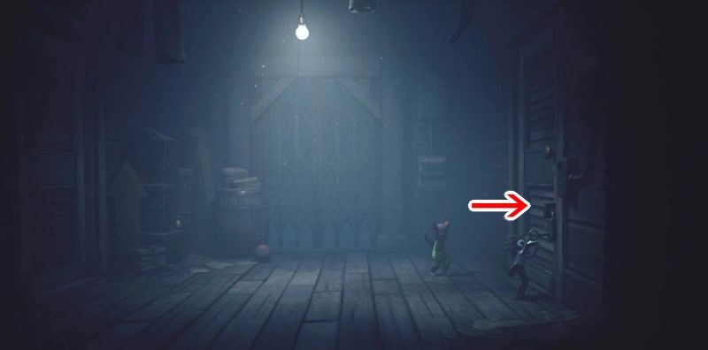 右手のカギ扉を開けたら