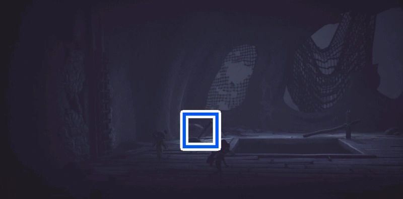 レバーではしごを降ろして合流させたら右方面へ