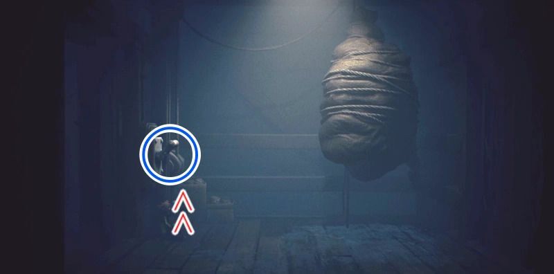 エレベーター内のレバーを協力ジャンプで下げる