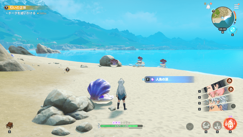 人魚の涙周囲
