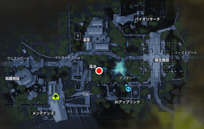 アノマリー西側の建物