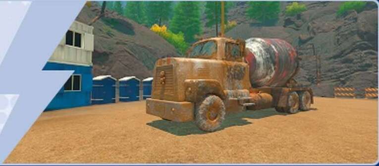 コンクリートミキサー車