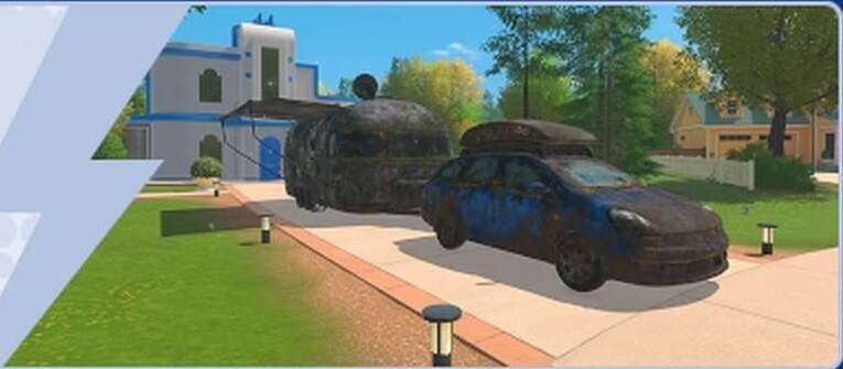 車とトレーラー