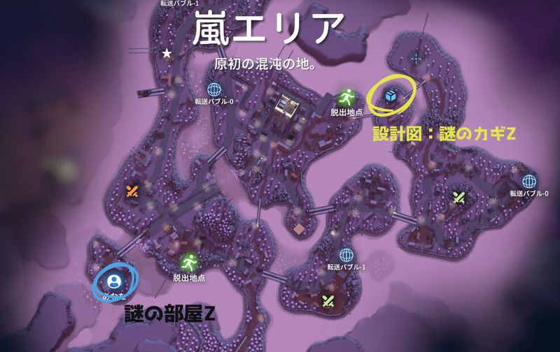 設計図：マップ