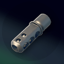 サブマシンガン水平マズルブレーキ