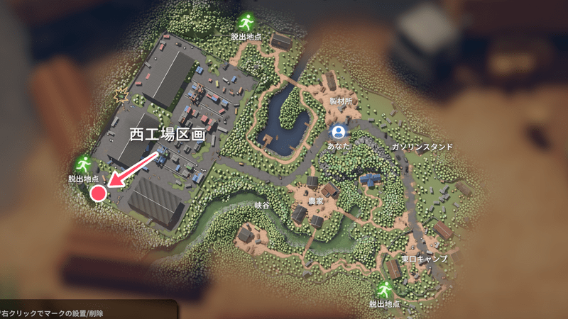 設計図：Bizon-2の場所