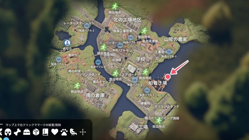 設計図：Mosin-Nagantの場所