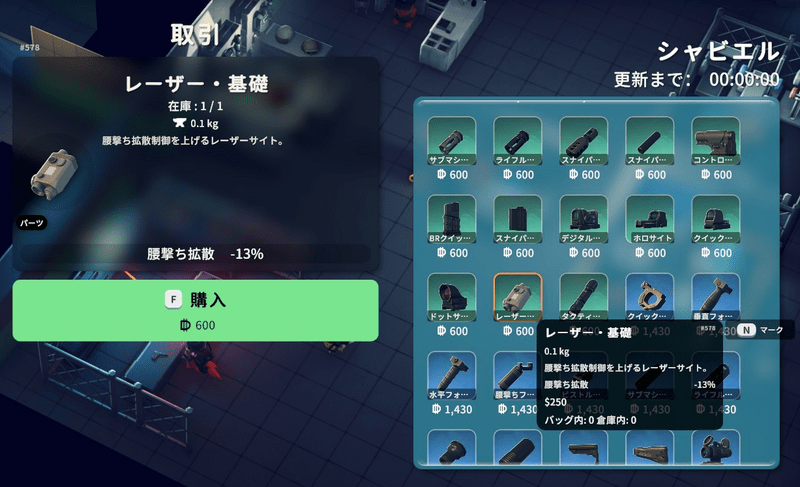 シャビエルとの取引で入手