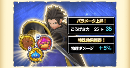 メモリでキャラのパラメータを強化