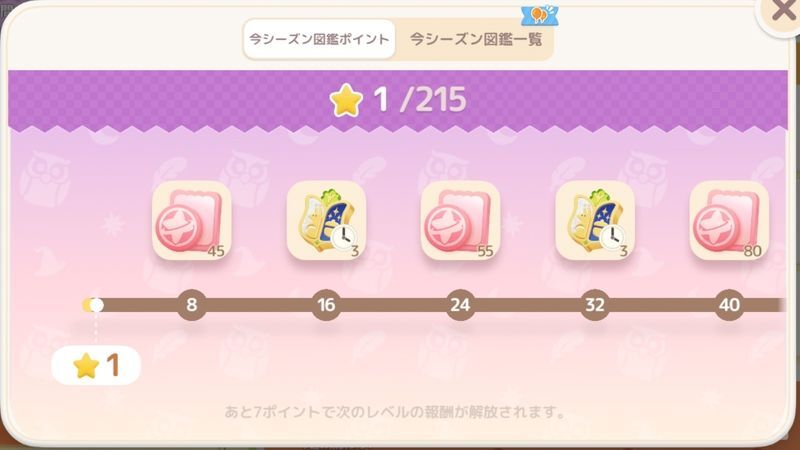イベント専用の図鑑