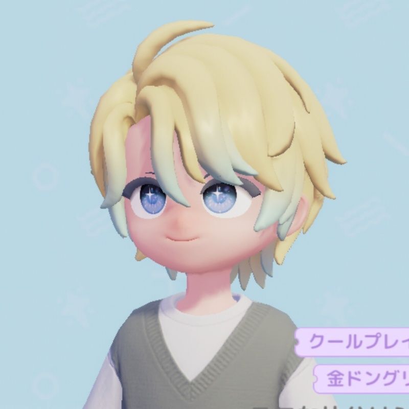 ラフな片分けショート1