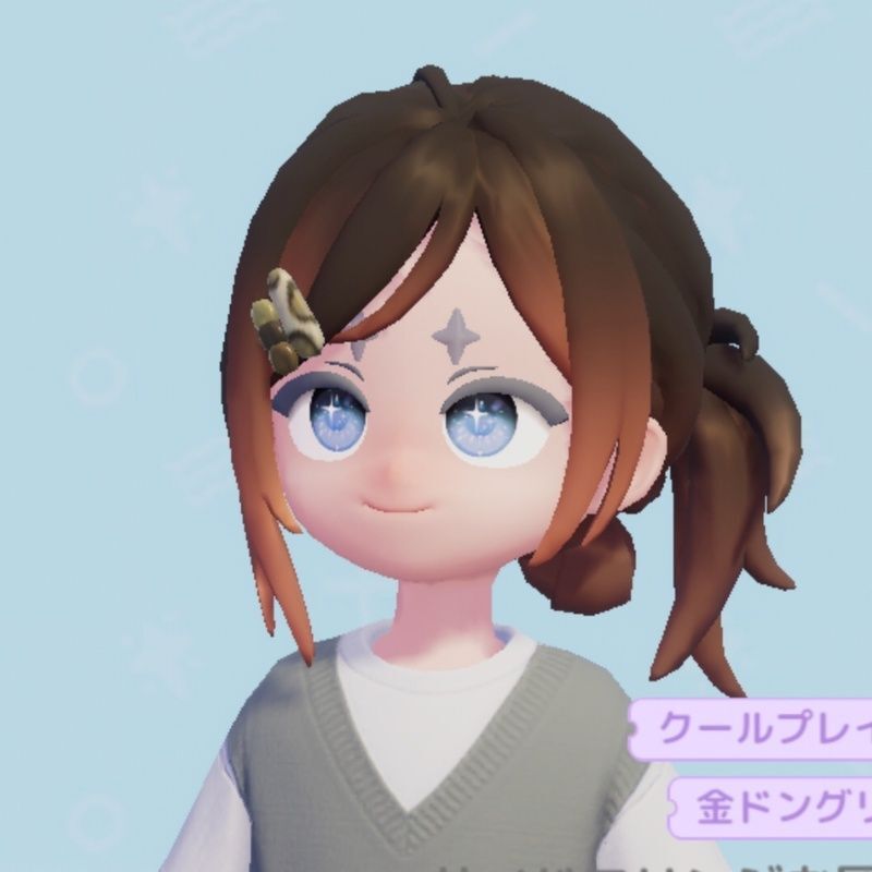 サイドフリンジお団子ヘア1