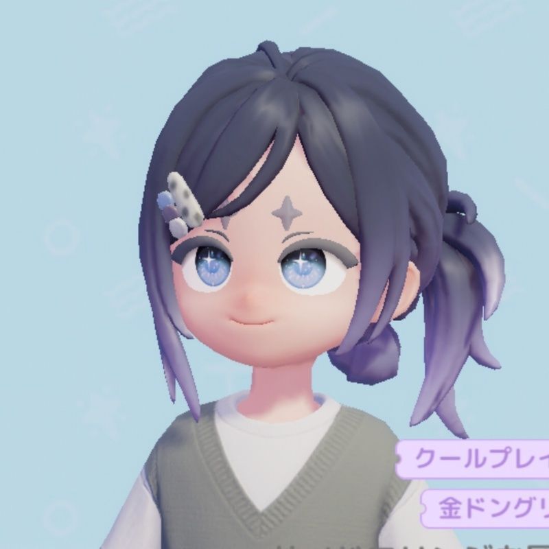 サイドフリンジお団子ヘア3