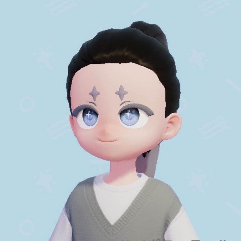 ハイポニーテール・グラデ