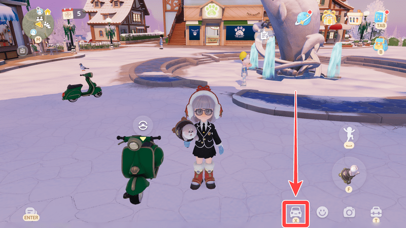 乗り物の乗り方