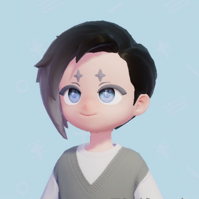 アシメショート・グラデ