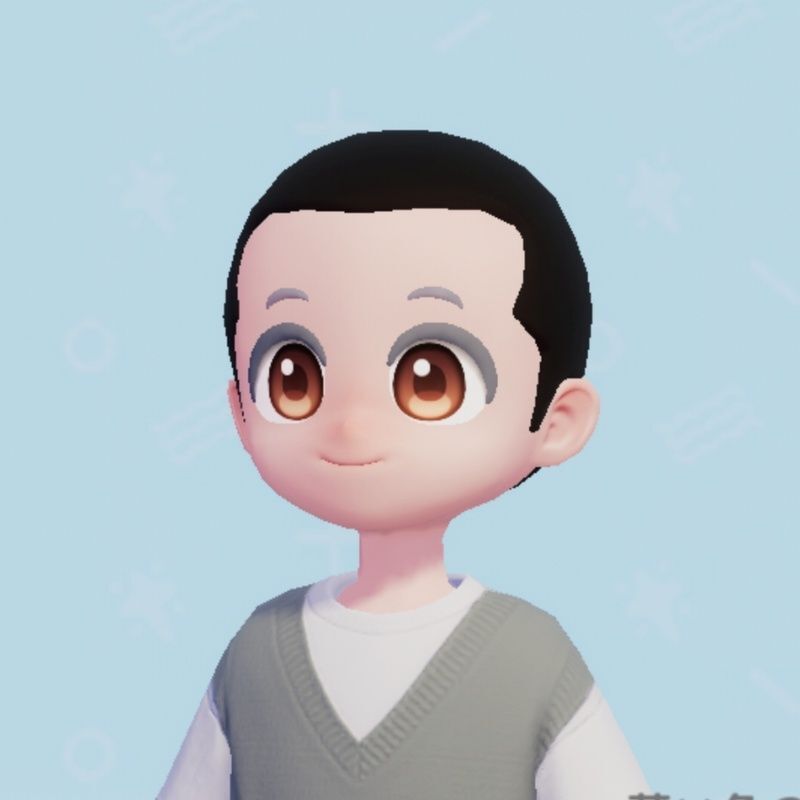 薄い色の丸い瞳