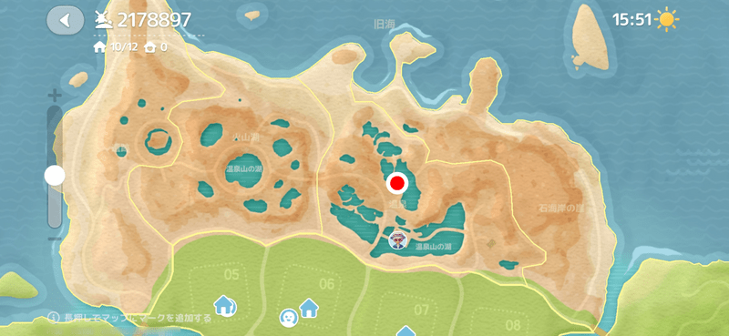 流星ドリス地図