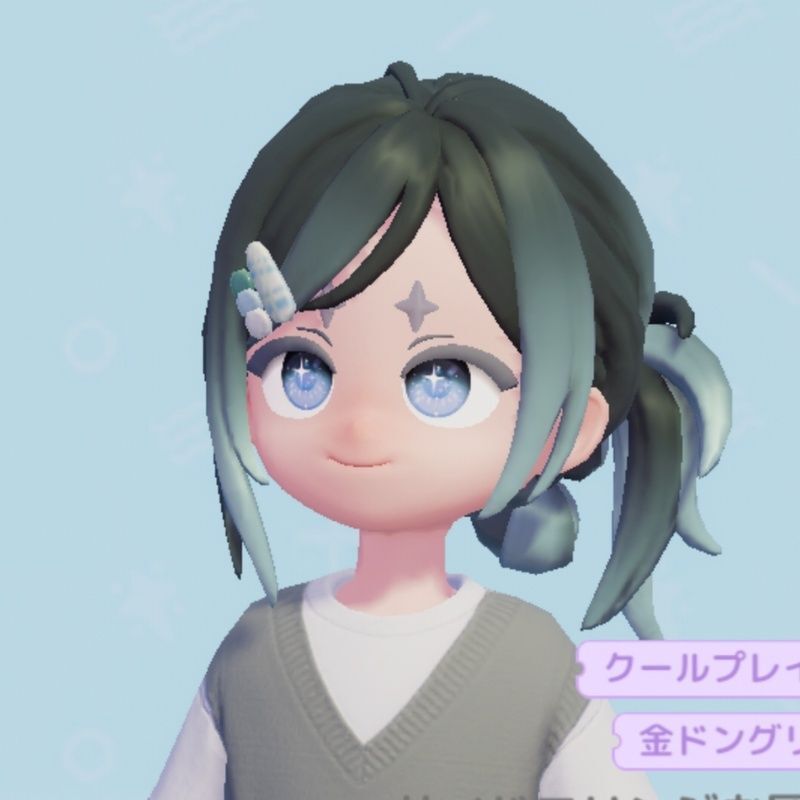 サイドフリンジお団子ヘア2