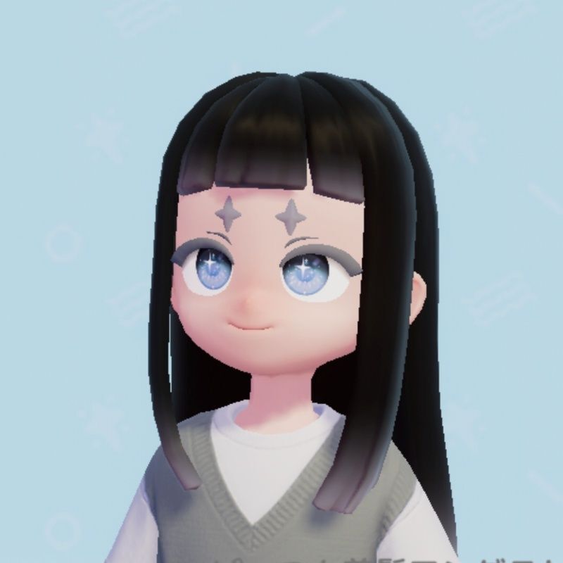 ぱっつん前髪ロングストレート3