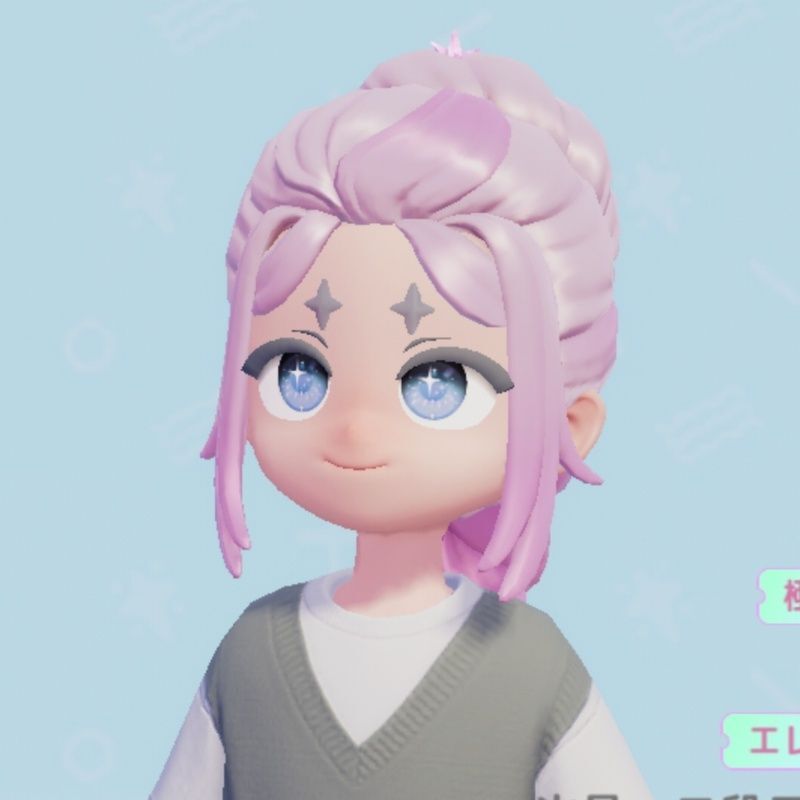 氷晶・二段三つ編み2