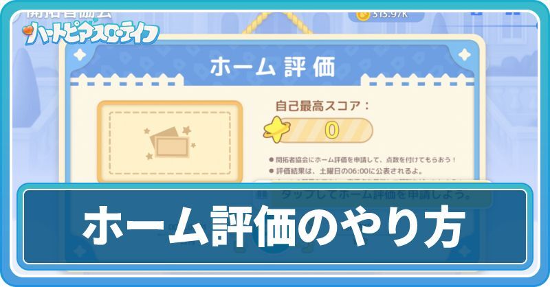 ホーム評価のやり方