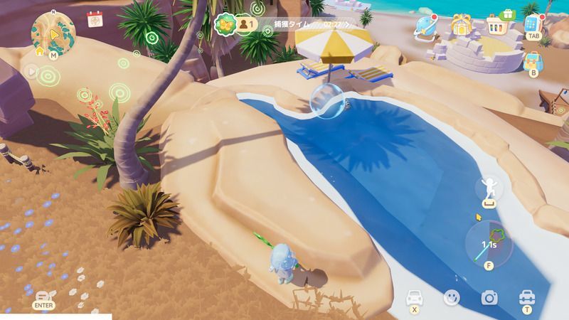 捕獲タイム「第一段階」