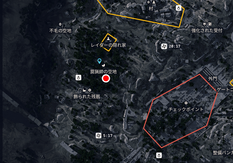 罠猟師の空き地