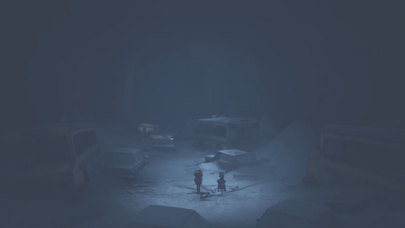 穴の中に落とされた直後