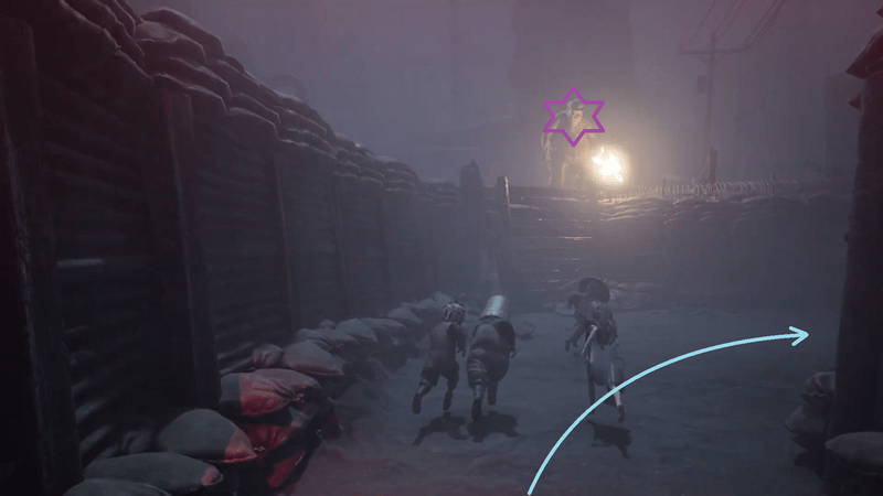 立ち止まらずに一気に駆け抜ける