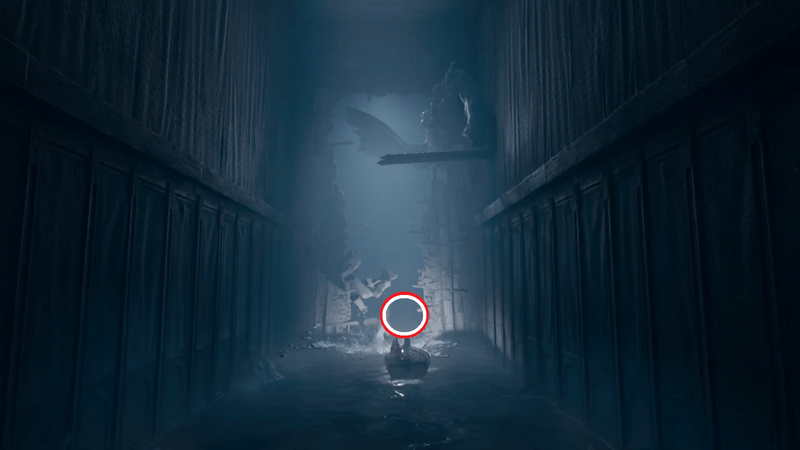 ボートでそのままホテルに進入