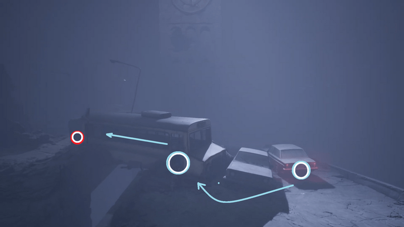 バス内部を伝って左側に出る