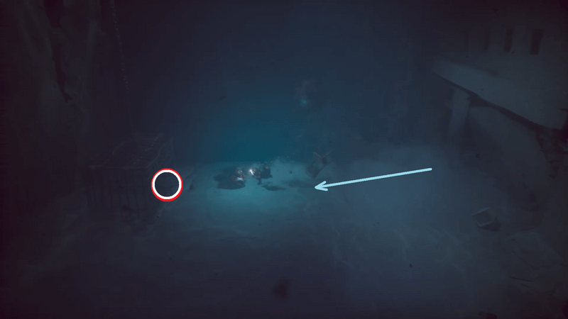 昇降機に乗り込んで海上へ