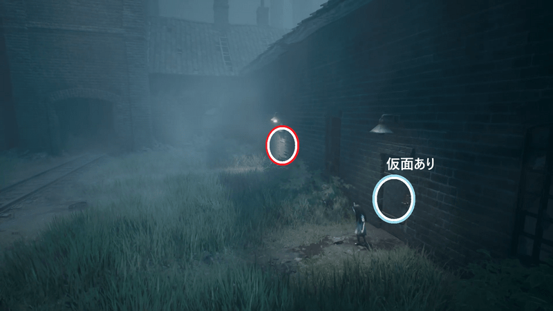 中庭に出たら、右手奥側のドアに入る