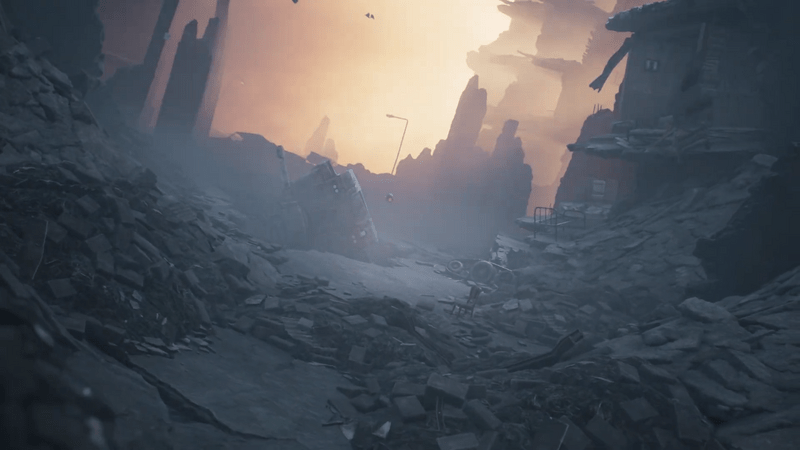 地割れにボスと共に巻き込まれる