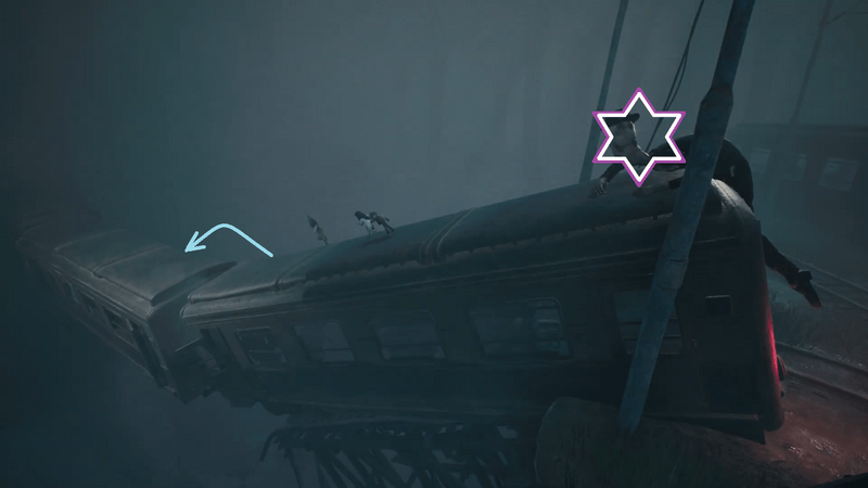 途中車両のバランスが崩れたらジャンプで飛び移る