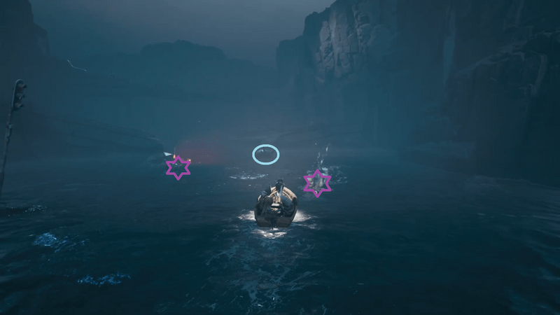 水域を進む中で多く敵が出現する