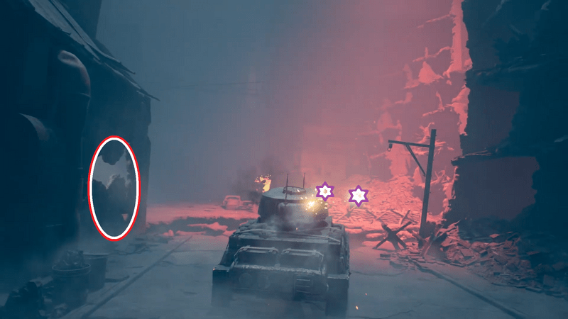 左の壁を破壊して進む