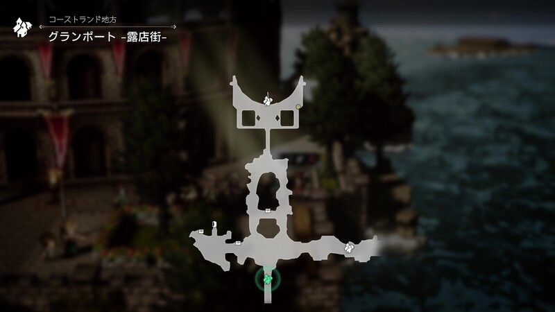 グランポート露店街MAP