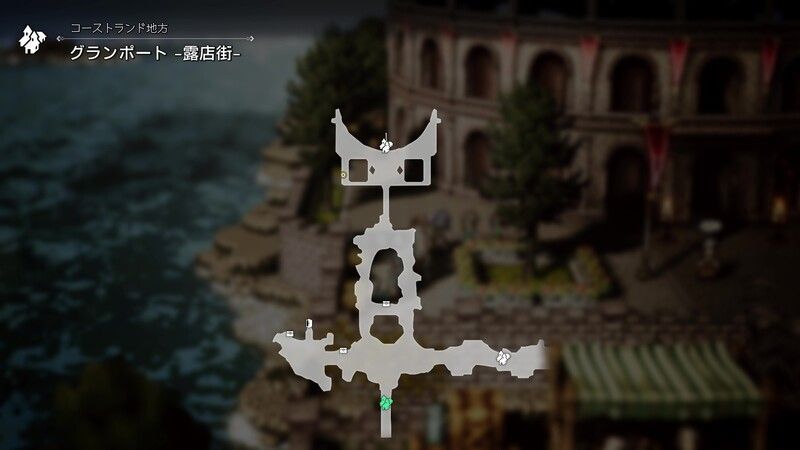 グランポート露店街MAP