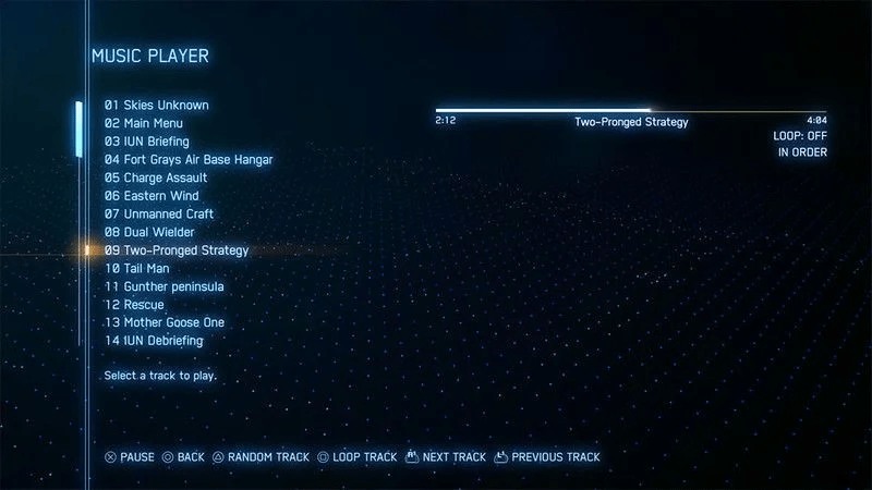 ミュージックプレイヤーモード