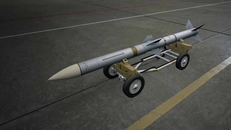 HCAA日 6AAM震電 99式空対空誘導弾 AAM-4