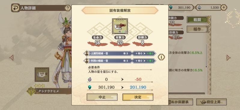 固有装備