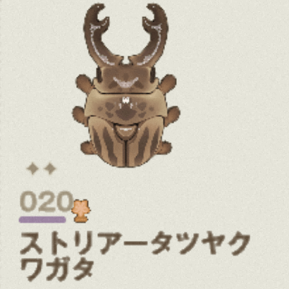 ストリアータツヤクワガタ